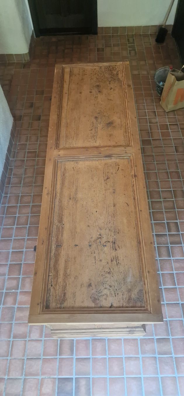 Cassapanche: Antike Holztruhe, restauriert – Usato da Goldingen venduto da yan_68cc 3
