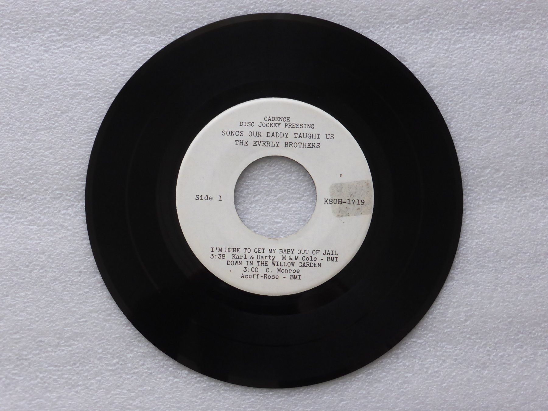 Dischi in vinile: Vinyl Single  EP  EVERLY BROTHERS – Usato da Küssnacht am Rigi venduto da Mondkinder 1