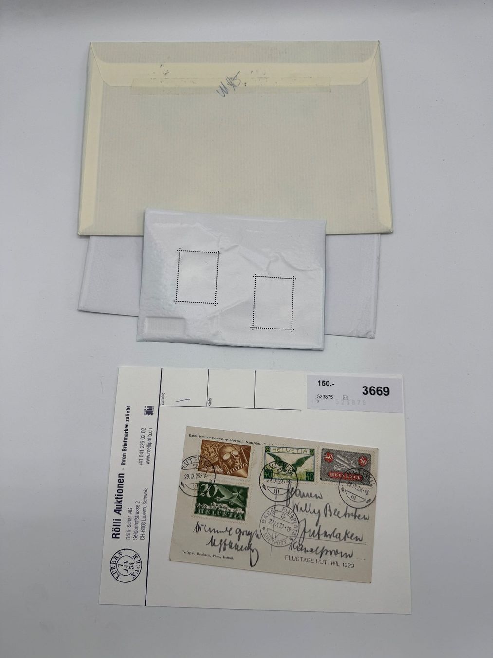 Tous les timbres: Briefmarken Luftpost Schweiz – D'occasion à Sachseln par BONATI01 4