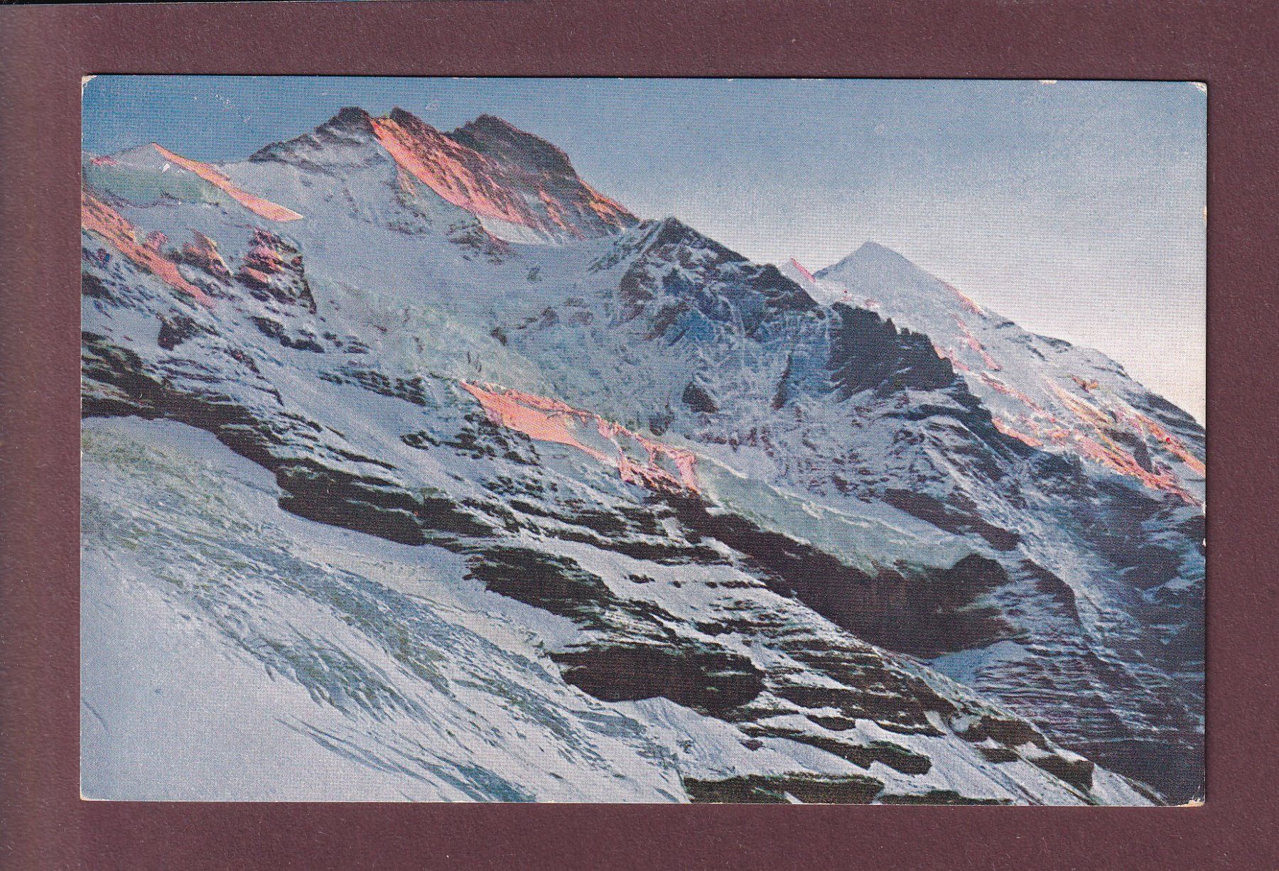 Ansichtskarten: JUNGFRAU - Silberhorn – Gebraucht aus Pully von nicecards