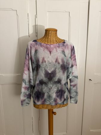 ANNA MELANI - Strickpullover bunt gemustert S