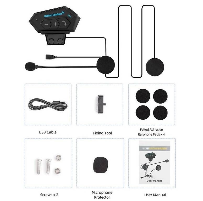Casques audio: Bluetooth Helm-Headset, neu – D'occasion à Roggwil BE par pet_6pws 1