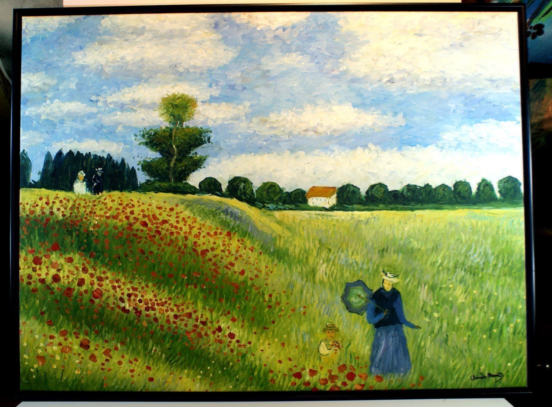Dipinti: Claude Monet  "Les coquelicots"  gerahmt – Usato da Reinach BL venduto da Frogndog 1