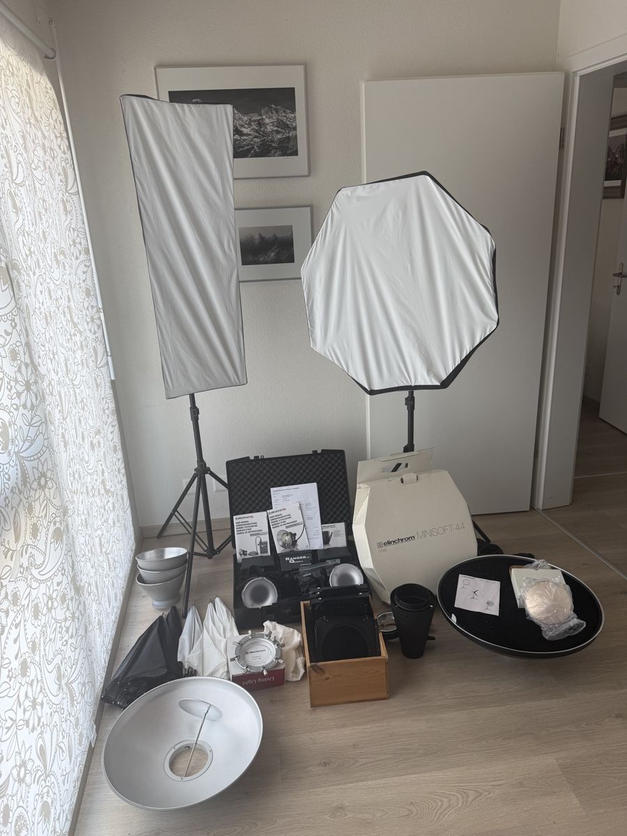 Laboratorio & Camera oscura: Elinchrom Ranger Quadra RX full studio – Usato da Domdidier venduto da fdecourt