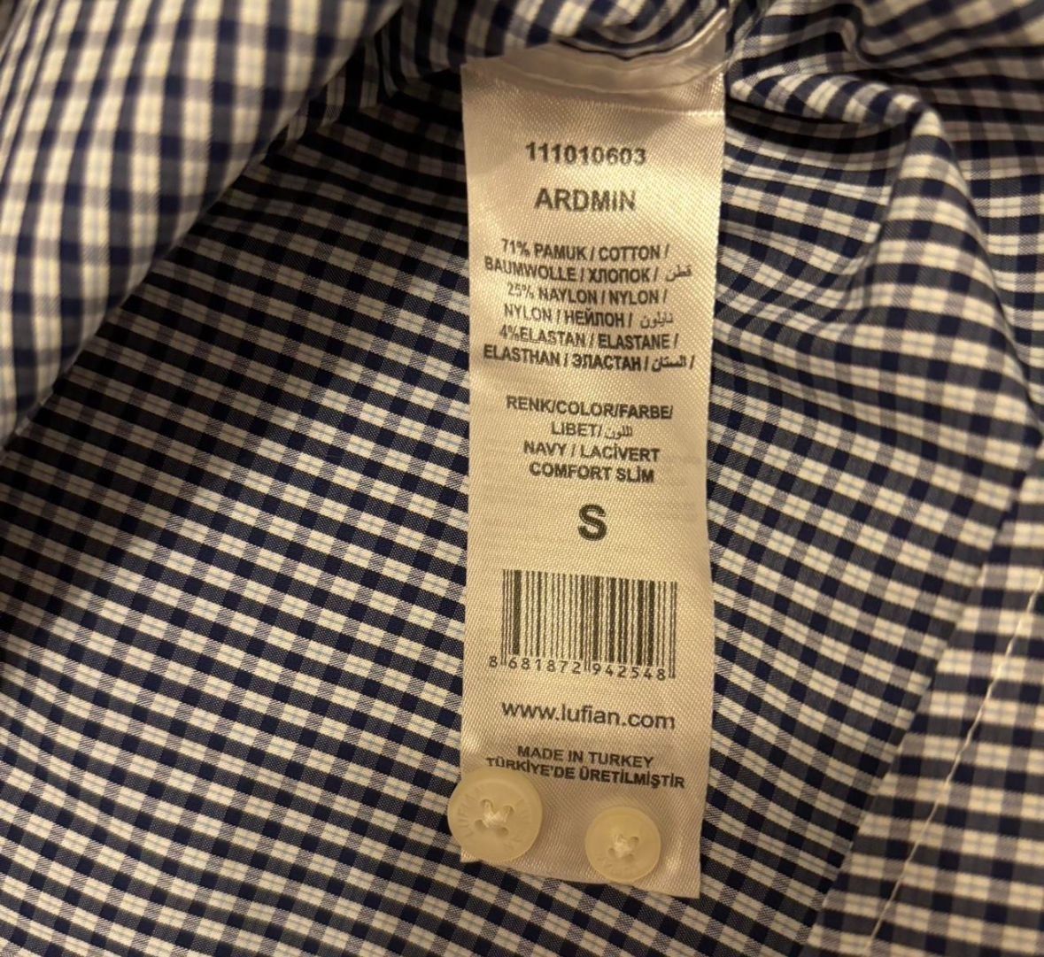 Hemden: Lufian Comfort Slim Shirt, Grösse S – Neu (gemäss Beschreibung) aus Kriens von Na_Ro 4