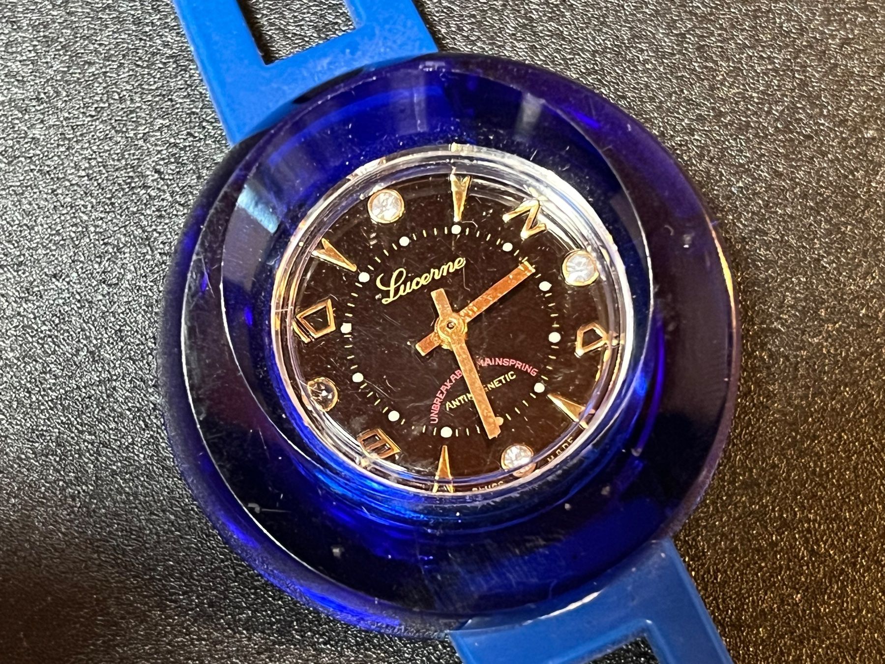 Orologi: Lucerne Swiss Made Vintage Uhr – Difettoso da Unterentfelden venduto da JG2026