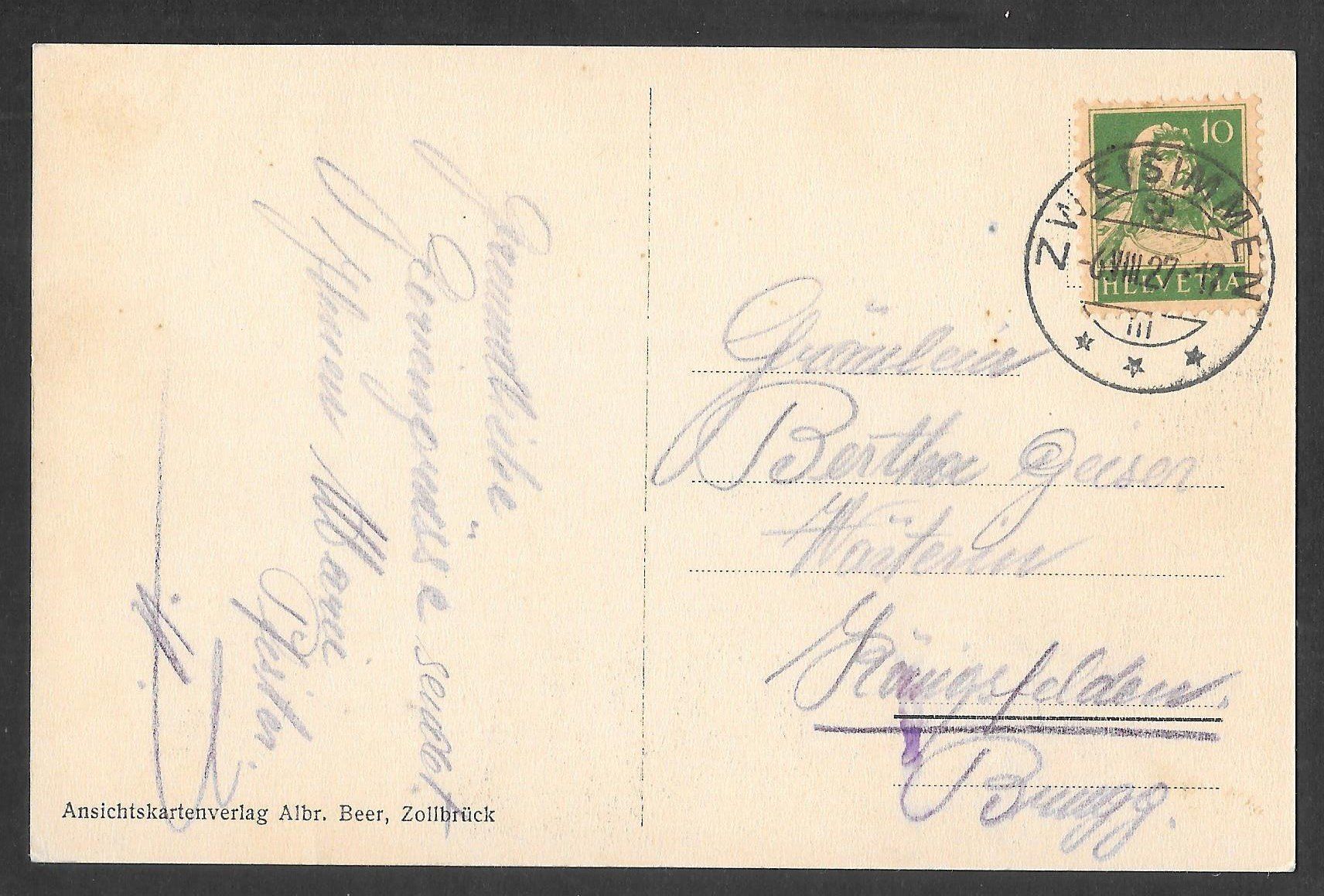 Cartoline postali: Blankenburg Dorfansicht – Usato da Olten venduto da clotaldi 1