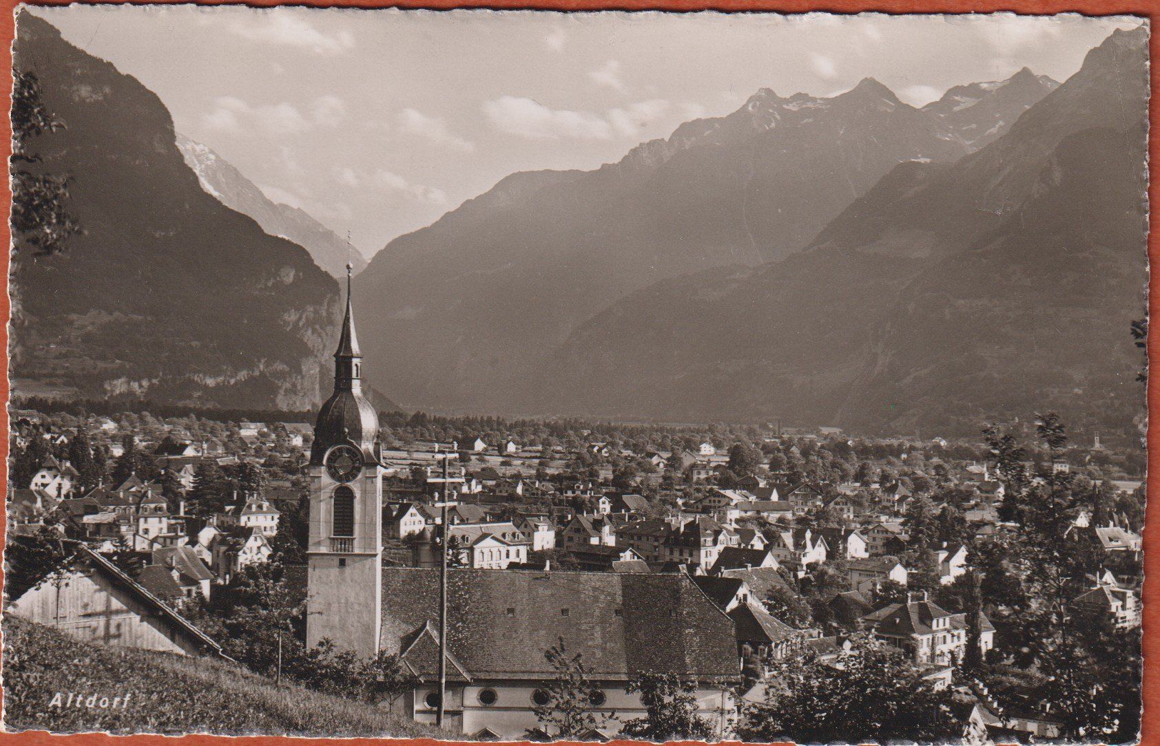 Cartoline postali: Altdorf  UR   :   alte Ansichtskarte von 1939 – Usato da Vitznau venduto da Ropaku