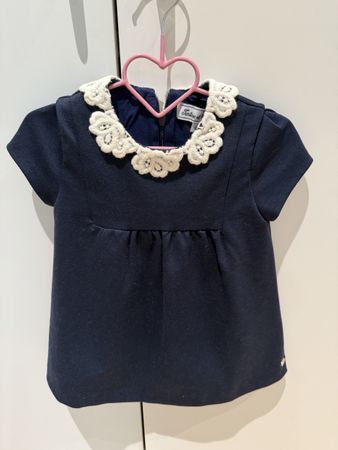 Tartine et Chocolat Kleid, Gr. 2A, dunkelblau, Neuwertig!