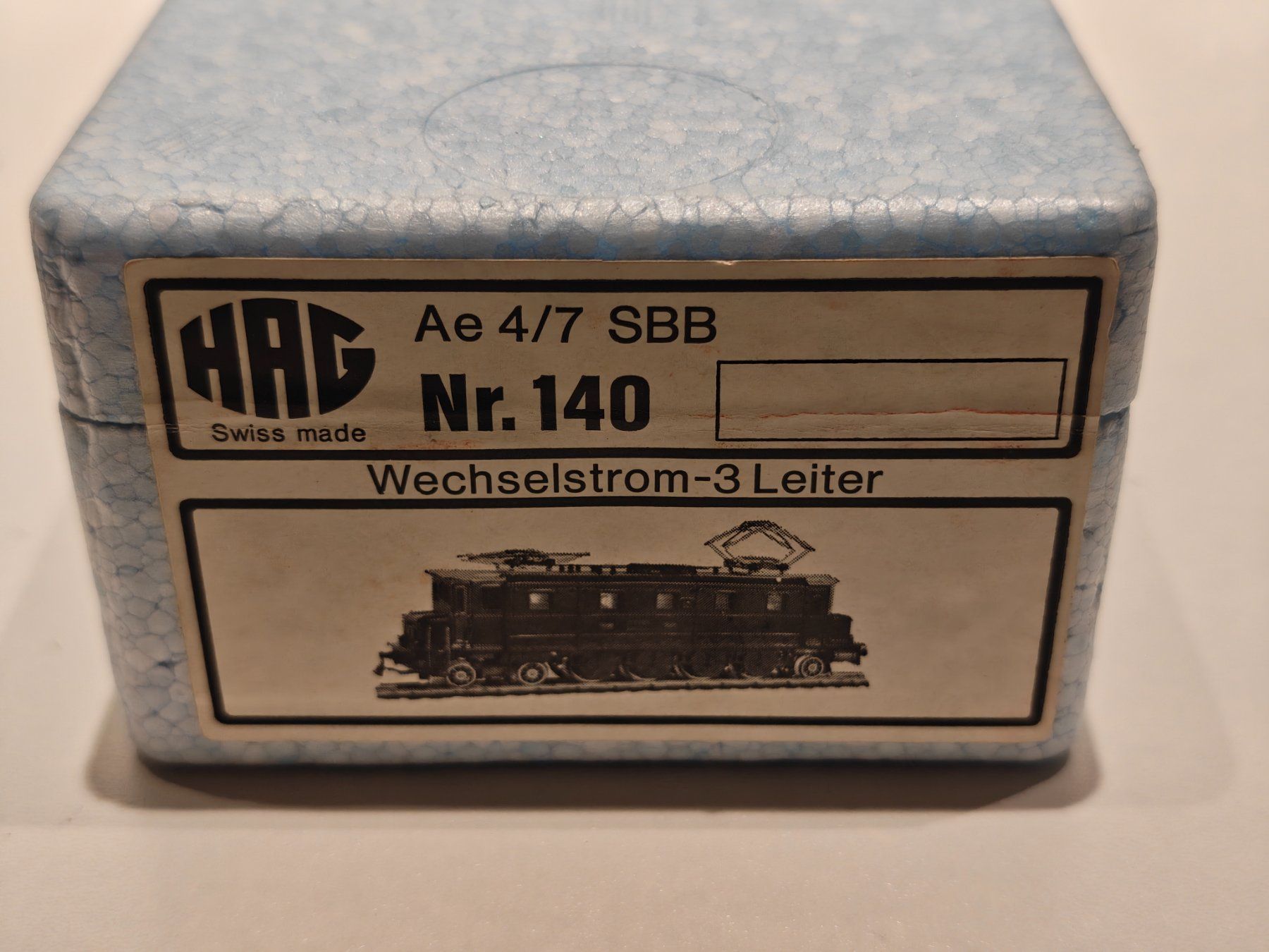 Hag Modellini di ferrovie: Hag Nr. 140 Ae 4/7 SBB – Usato da Braunau venduto da Homersimpson 1