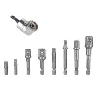 8 tlg Stecknussadapter Akkuschrauber Set