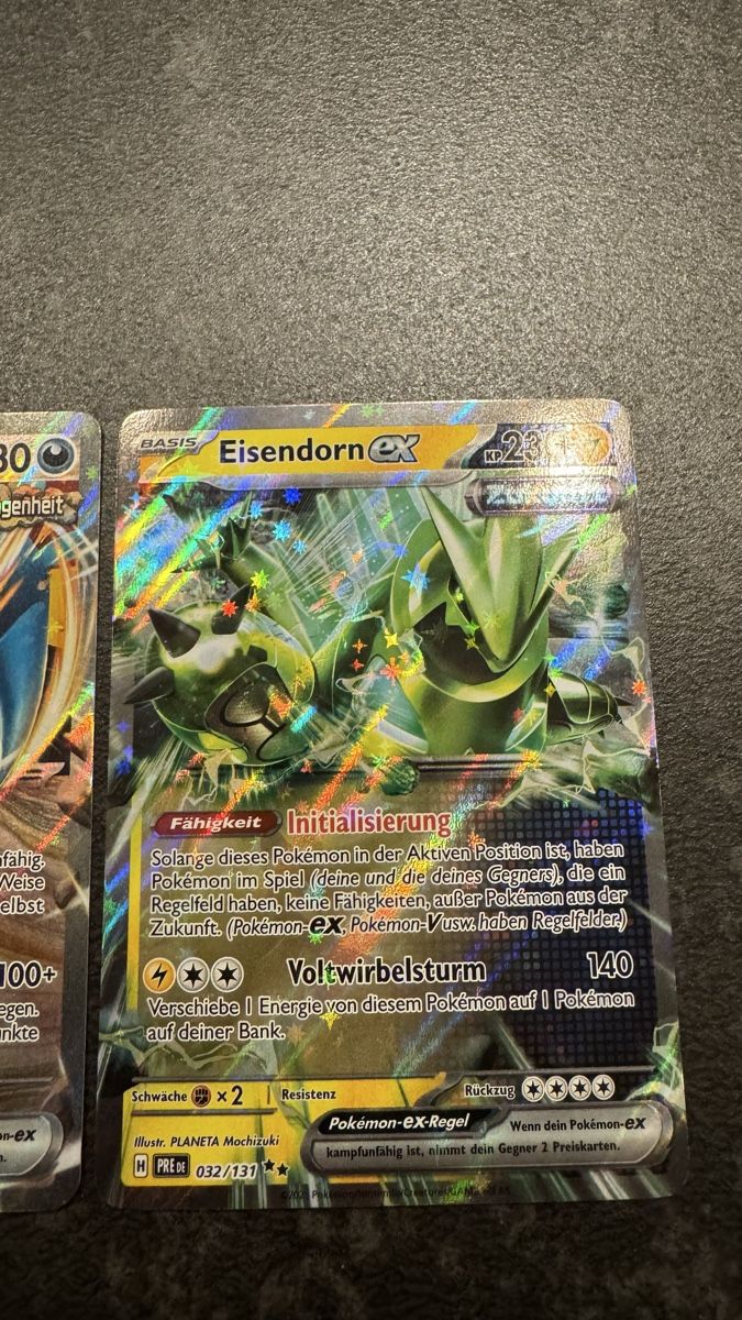 Pokémon Carte collezionabili: Pokemon Karten: Donnersichel EX & Eisendorn EX – Nuovo (secondo la descrizione) da Dietlikon venduto da abd_7qwy 2
