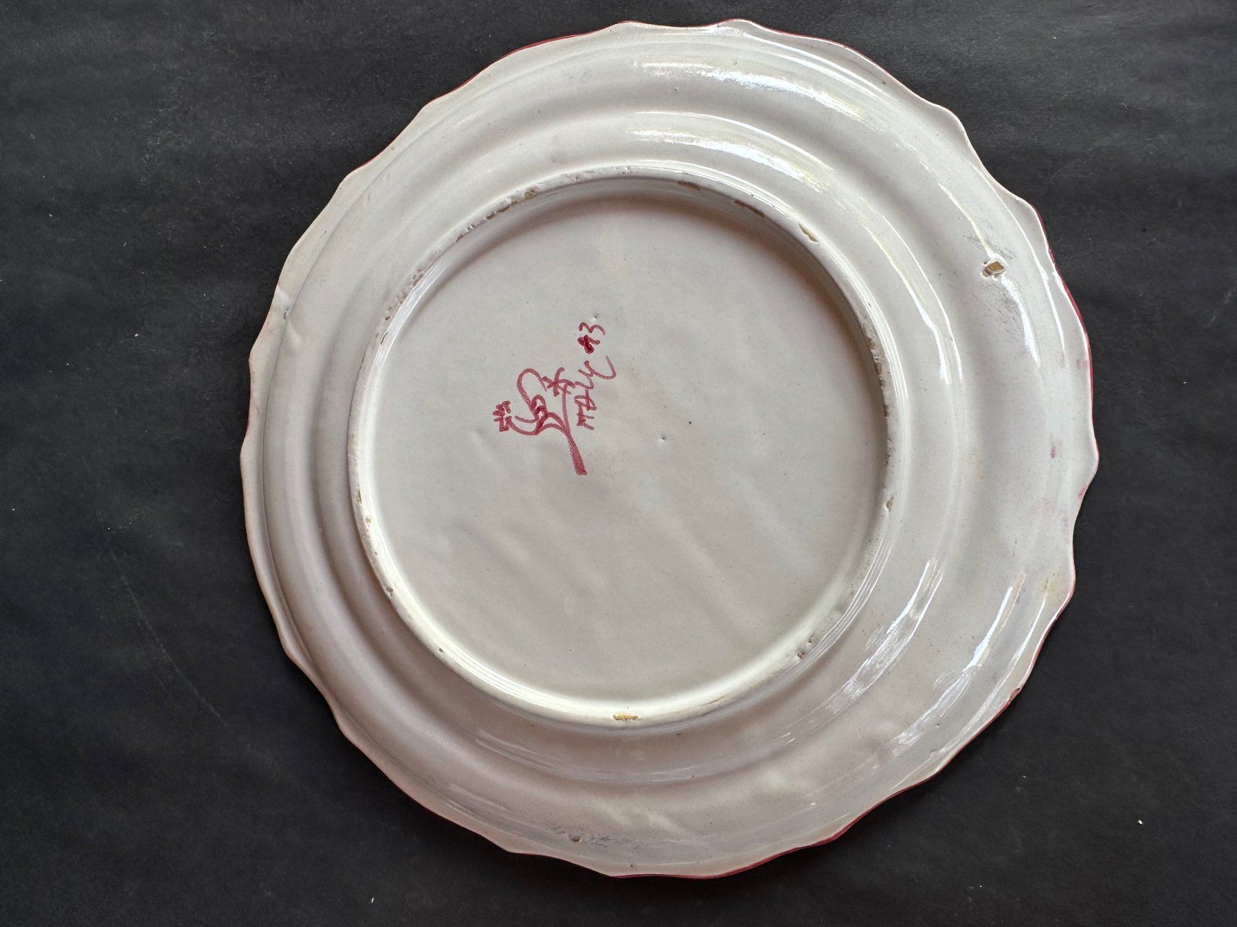 Teller: Cantagali Italy Teller...handbemahlt.....c1900/10 – Gebraucht aus Saas im Prättigau von norman02 3