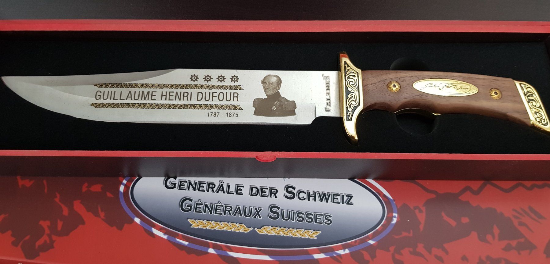 Coltelli: "Generäle der Schweiz" - 4er Messer-Set, limitiert – Nuovo e nell'imballaggio originale da Aesch LU venduto da tooni88 3
