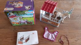 Schleich Horse Club Stall mit Pferd, komplett, top Zustand!