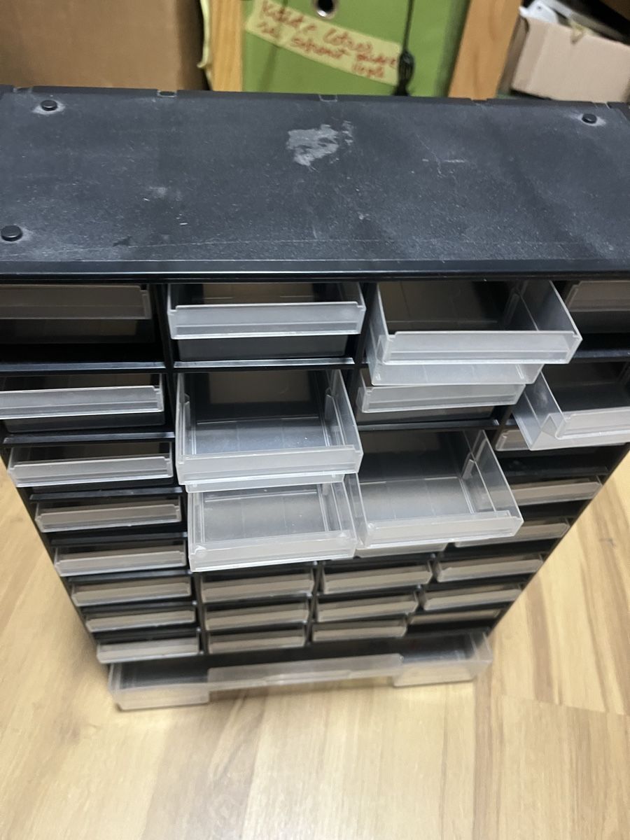 Ablagesysteme: Boîte de rangement tiroirs plastique noir – Gebraucht aus Noville von Berlusconi55 2