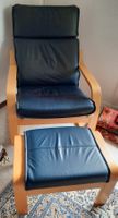 bequemer Design Wipp-Sessel mit Schemel