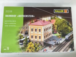 Faller Spur N 212119 Bahnhof Rothenstein verschweisste OVP