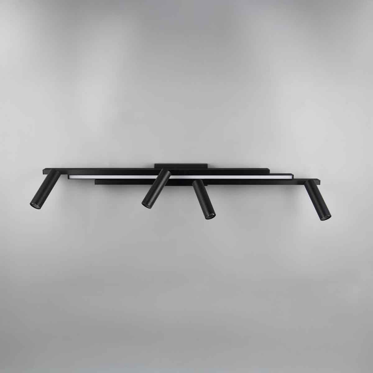 Kronleuchter & Deckenlampen: LED Deckenleuchte, Schwarz,133 cm x 8 cm – Neu (gemäss Beschreibung) aus Kreuzlingen von Smart-Light 4