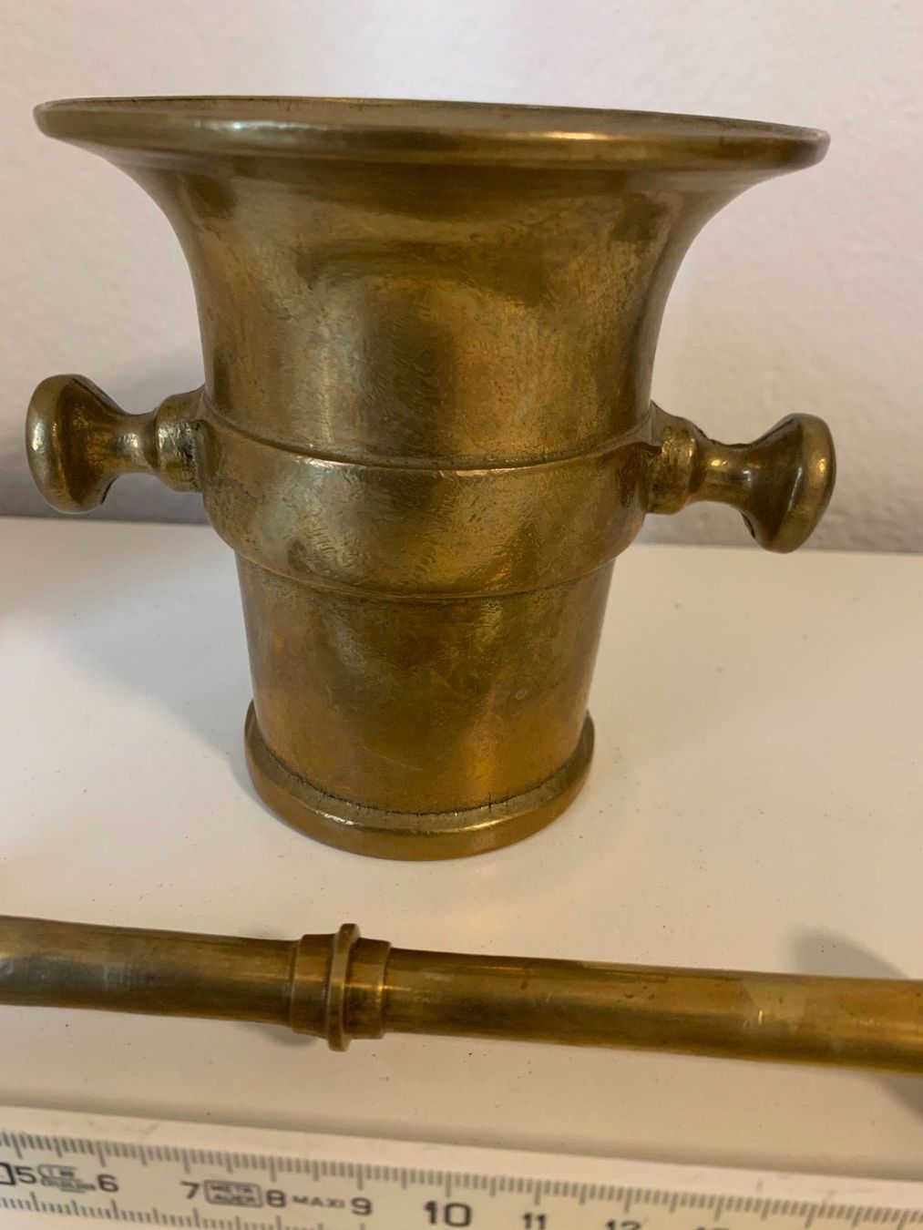 Sonstiges für das Kochen & Backen: Mörser aus massivem Messing aus Sammlung (2) – Neu (gemäss Beschreibung) aus Landquart von interesse63 4