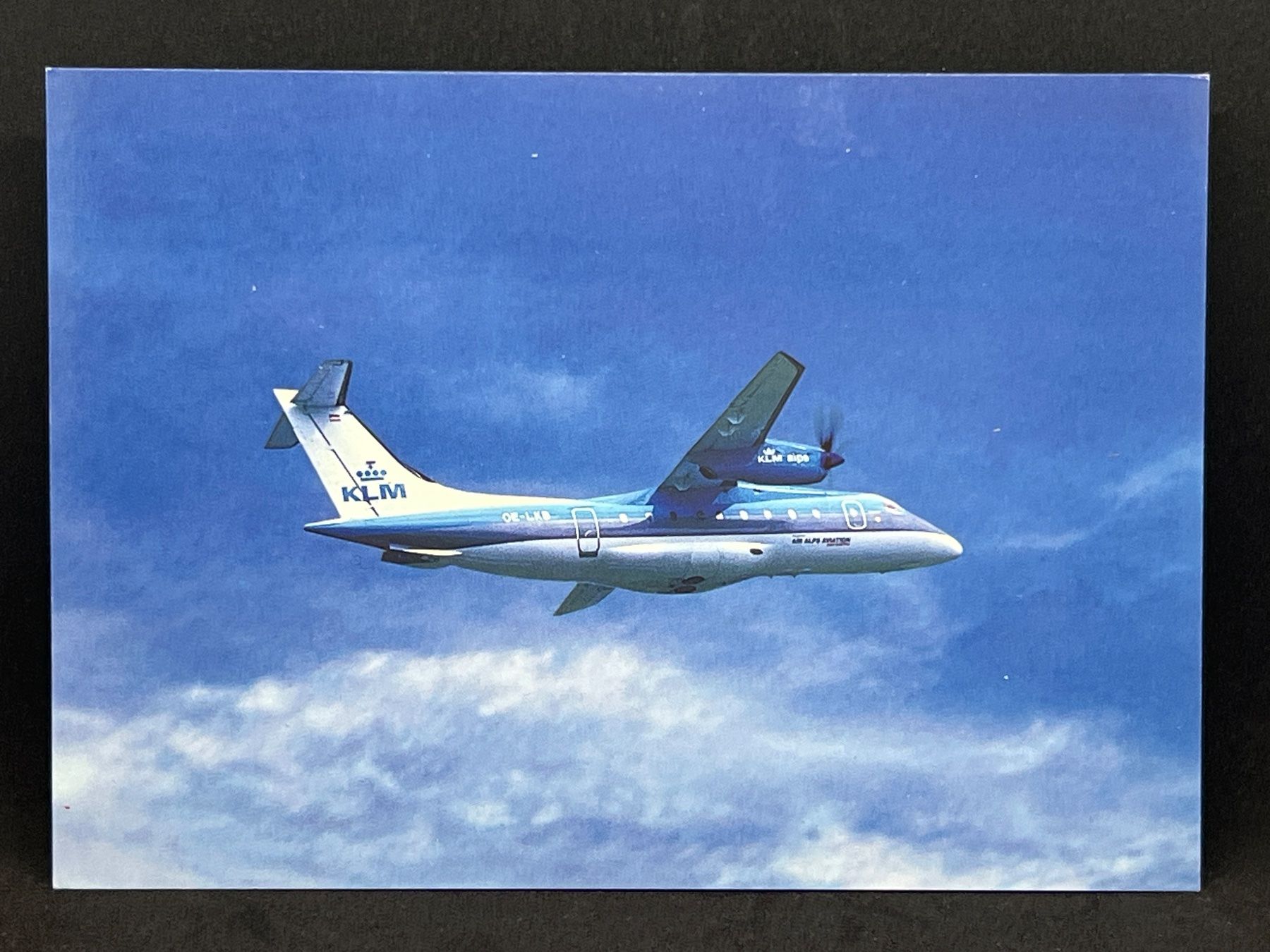 Cartoline postali: KLM alps Dornier 328-110 – Usato da Widnau venduto da Brusi9