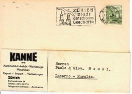 PK, Kanne AG Automobil Zubehör Zürich  1949