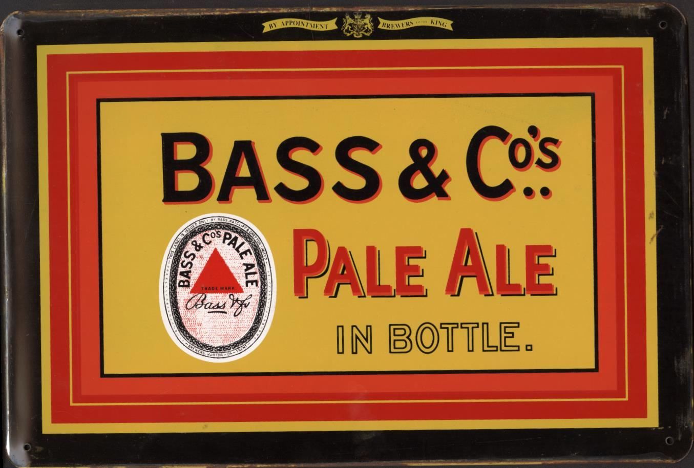 Insegne: Rusty Blechschild-BASS & CO PALE ALE IN – Nuovo e nell'imballaggio originale da Rupperswil venduto da big-one-sale