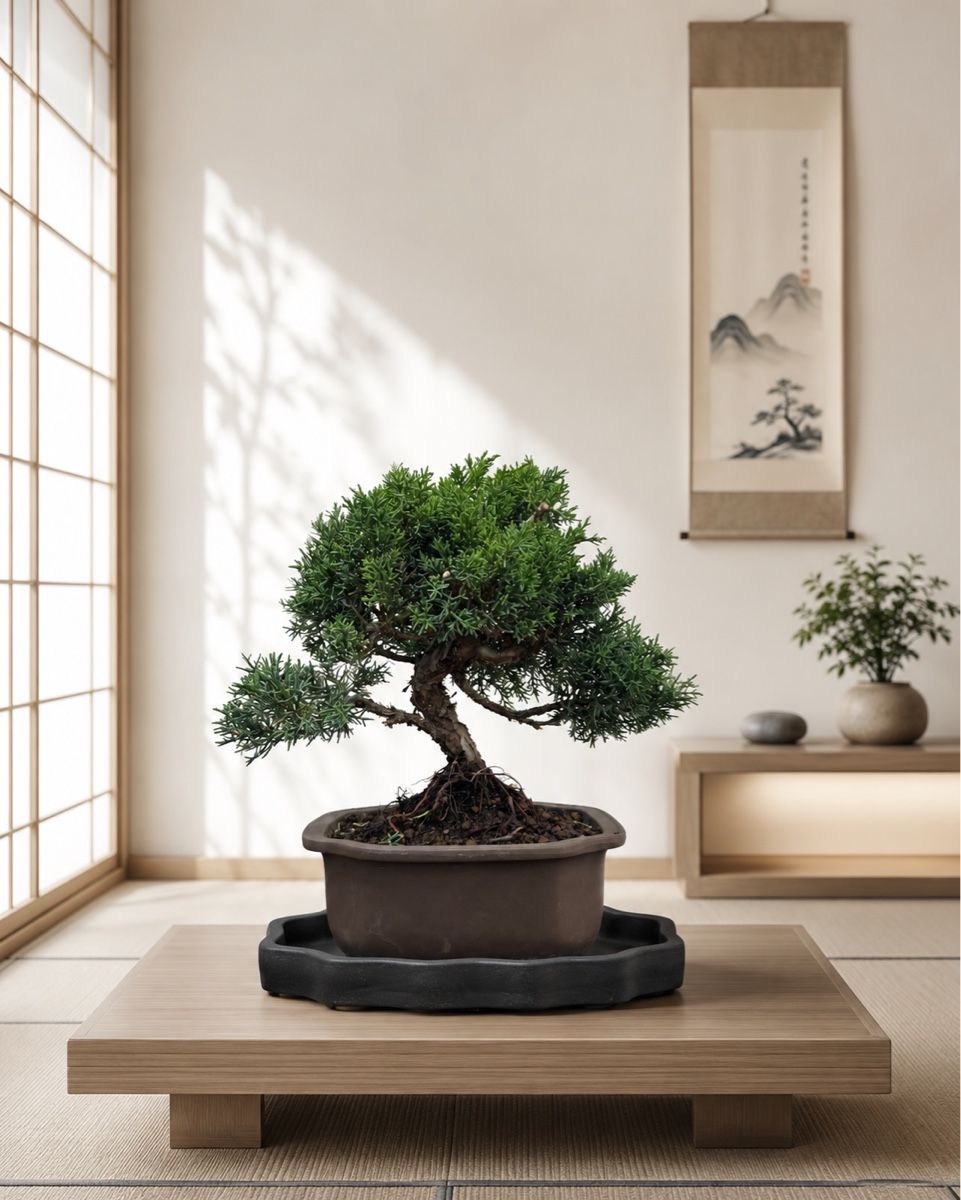 Pflanzen & Samen: Wunderschöner Wacholder Bonsai. – Gebraucht aus Rümlang von Gruseh.ch