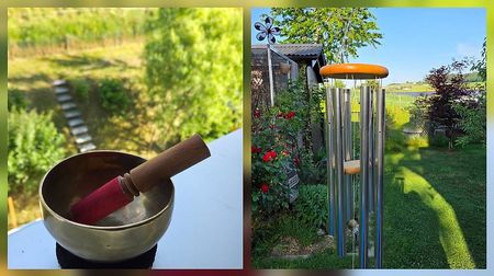 Chimes of partch und Klangschale