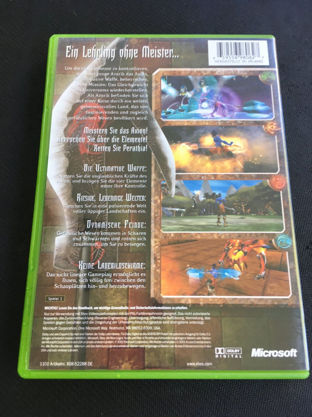 Microsoft Giochi: Azurik - Xbox – Usato da St.Gallen venduto da sjosjo 1