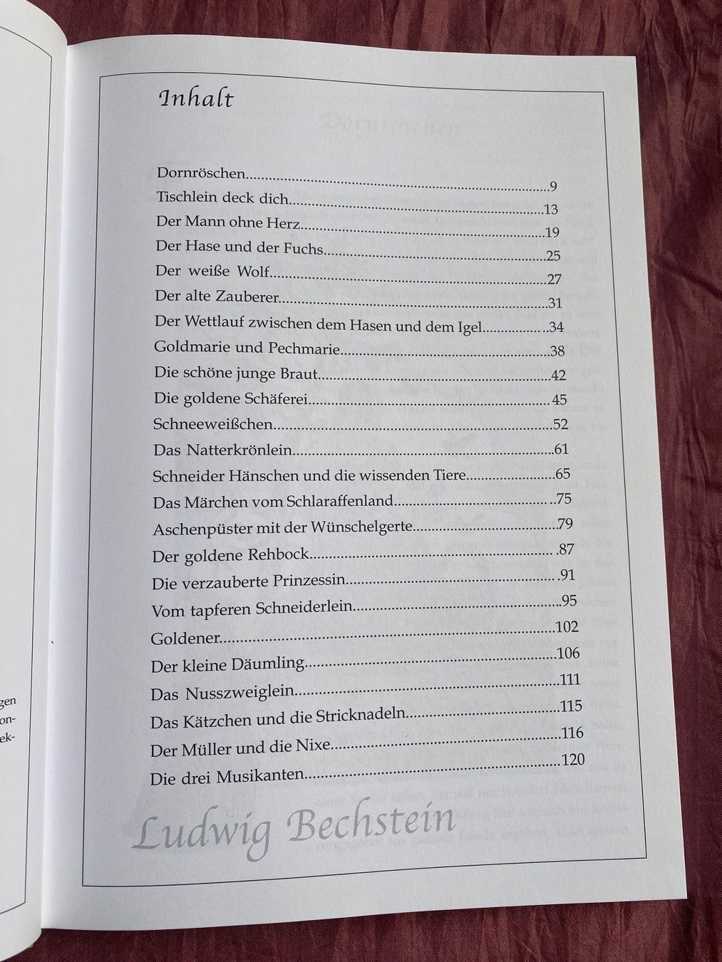 Bücher: Die schönsten Kindermärchen L. Bechstein Kinderbuch Gebunden – Gebraucht aus Basel von him_5r5n 4