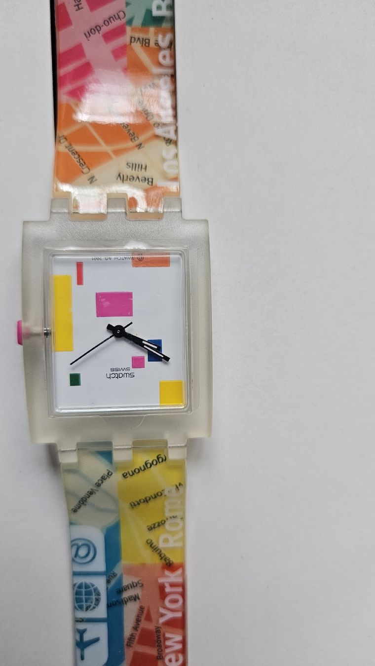 Swatch Bracciali & Braccialetti: Neue swatch"World" Uhr – Nuovo e nell'imballaggio originale da Mellingen venduto da Louisam 1