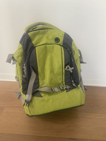 Schulrucksack von Satch, grün/grau, Top Zustand!