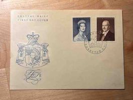 Ersttagsbrief Liechtenstein Briefmarken neuwertig