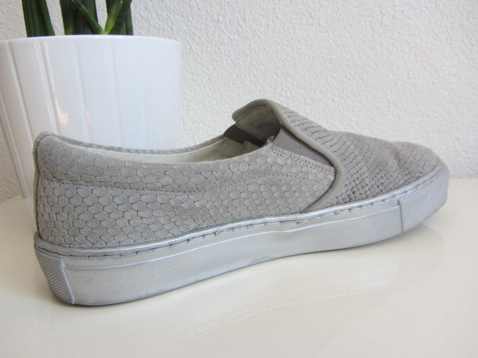 Scarpe da donna: ZIGN - Leder Schuhe silbergrau 40 – Usato da Zürich venduto da Diazaio 3