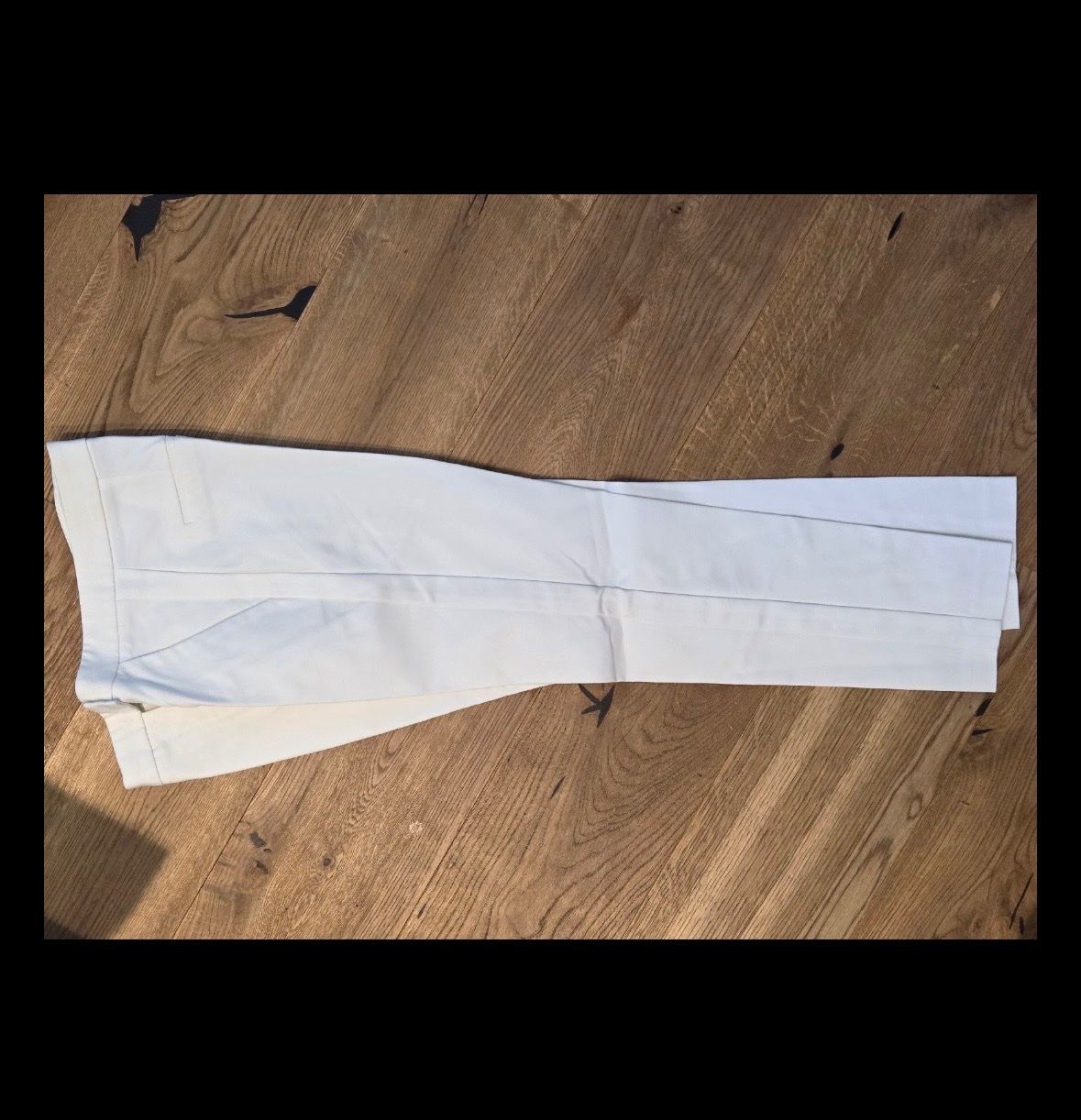 Mango Pantaloni: MANGO Stoffhose weiss – Usato da Sugiez venduto da mir_5flk 2