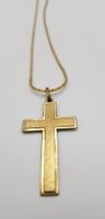 Kette vergoldet mit Kreuz