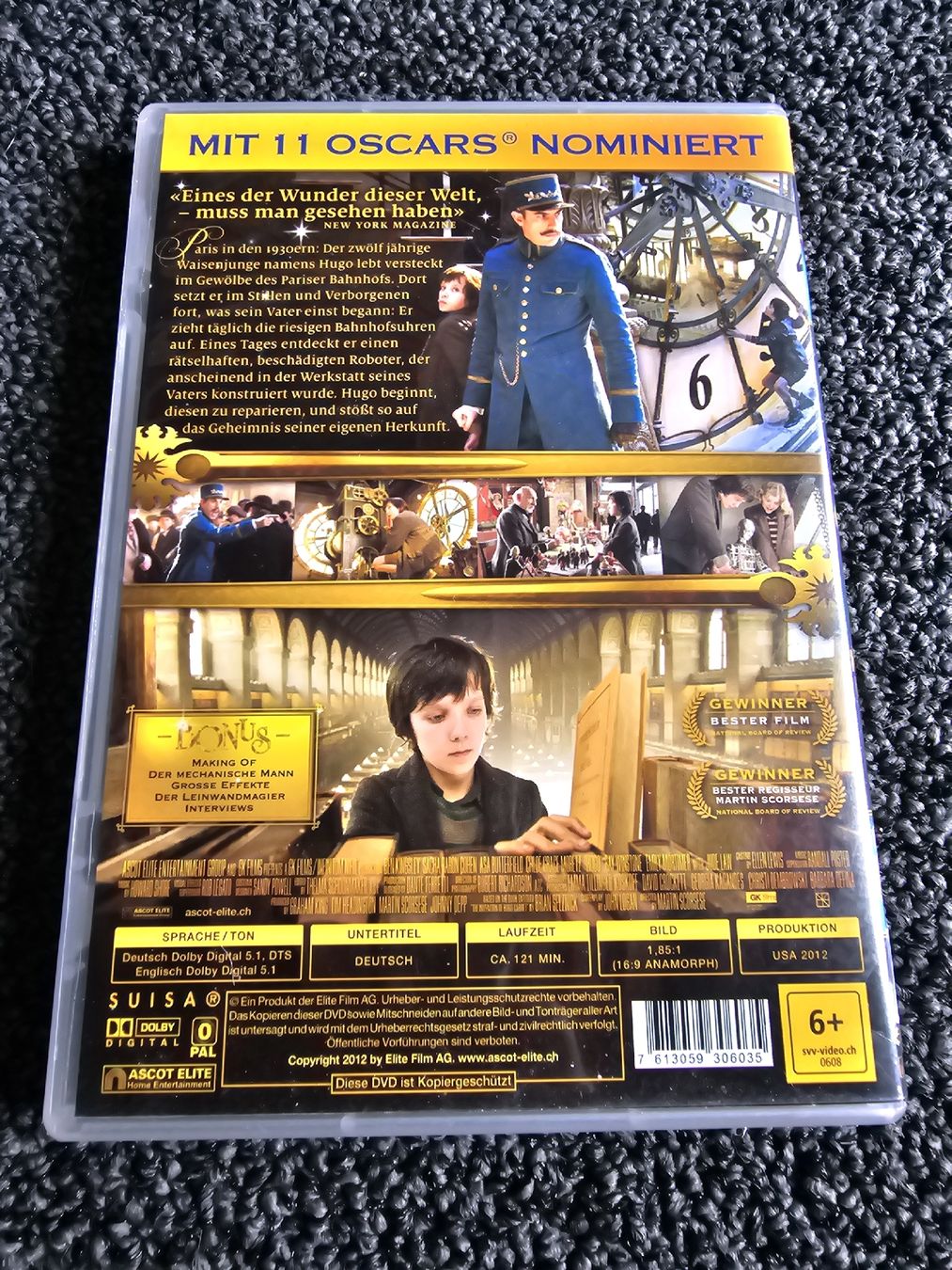 Tutti i DVDs: Hugo Cabret DVD (20212) – Usato da Ruswil venduto da jan_bxl5 1