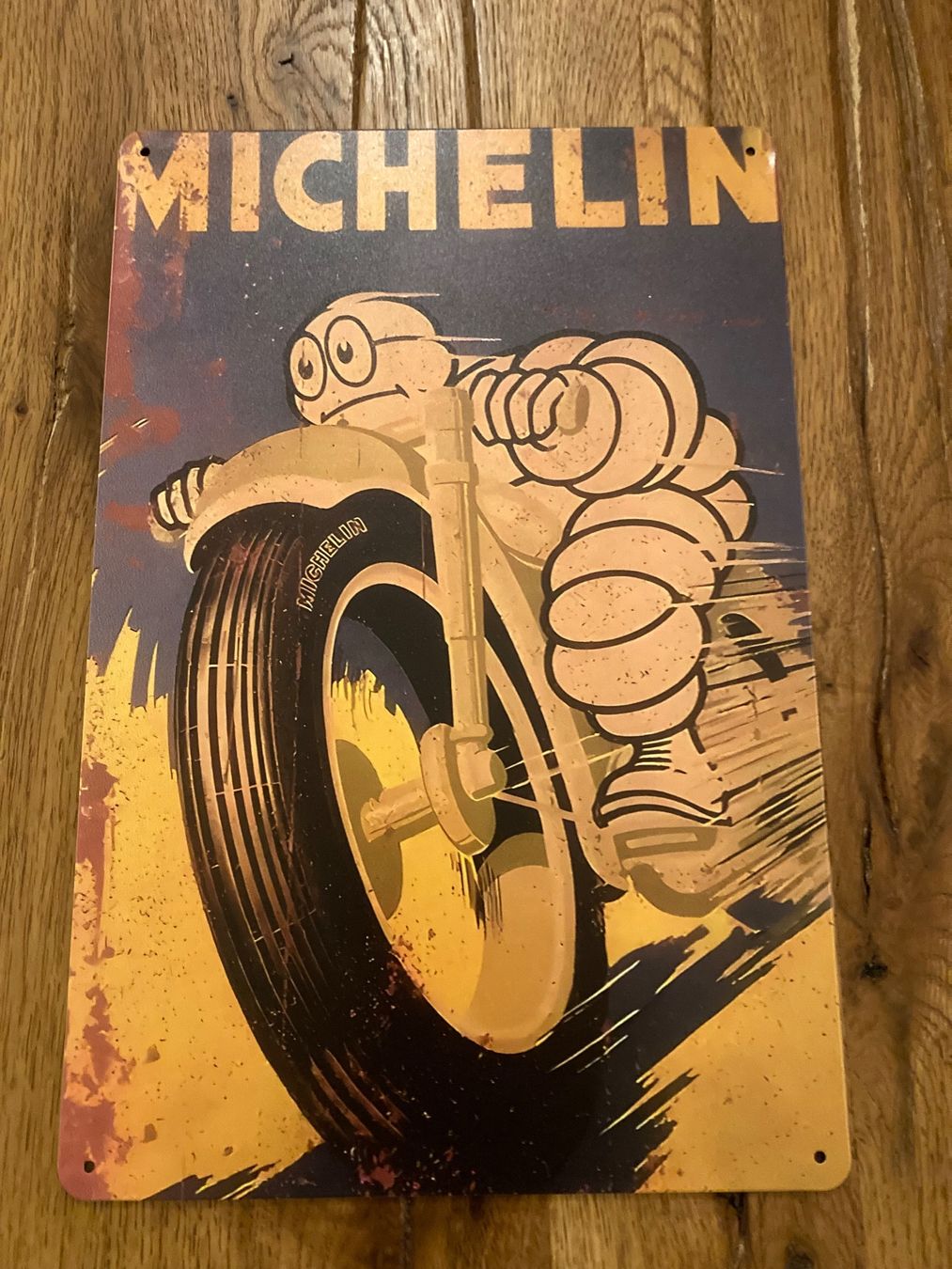 Autos: Michellin Retro Schild – Neu und originalverpackt aus Bremgarten AG von Eurotiz 1