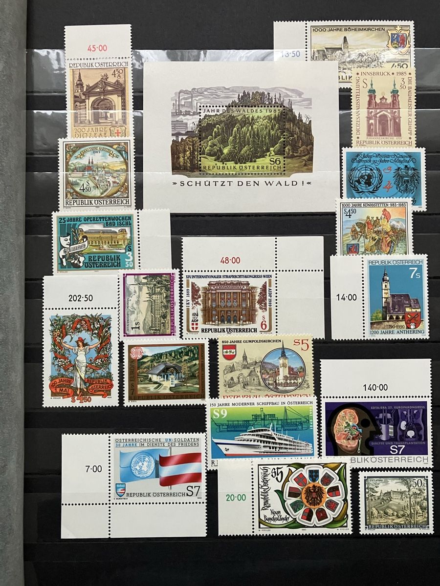 Tutti i francobolli: A Österreich postfrisch 1976-2000 5s – Nuovo (secondo la descrizione) da Cham venduto da Diablo1232 1
