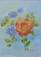 Mohnblume signiert unleserlich - Thomann ?
