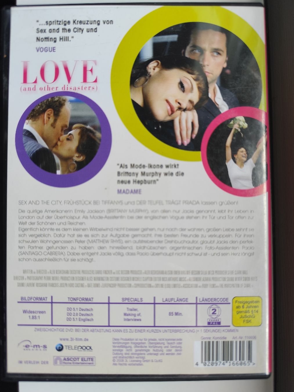 Alle DVDs: Liebe und andere Katastrophen – Gebraucht aus Basel von Alacant 1