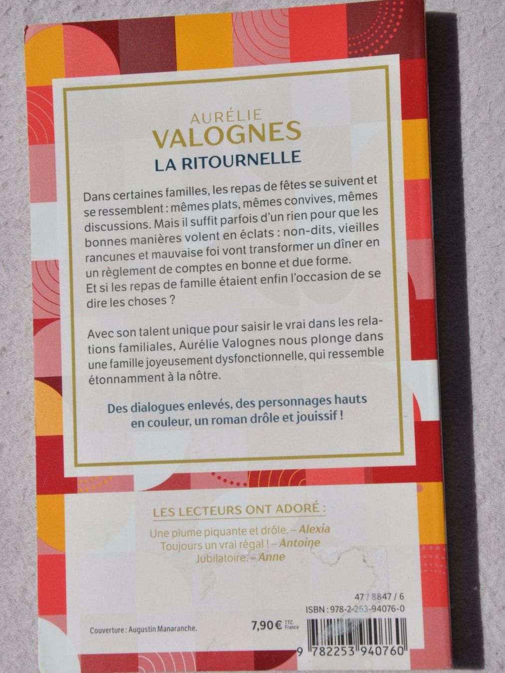 Livres: La ritournelle - Aurélie Valognes – D'occasion à Fully par Minouchka 1
