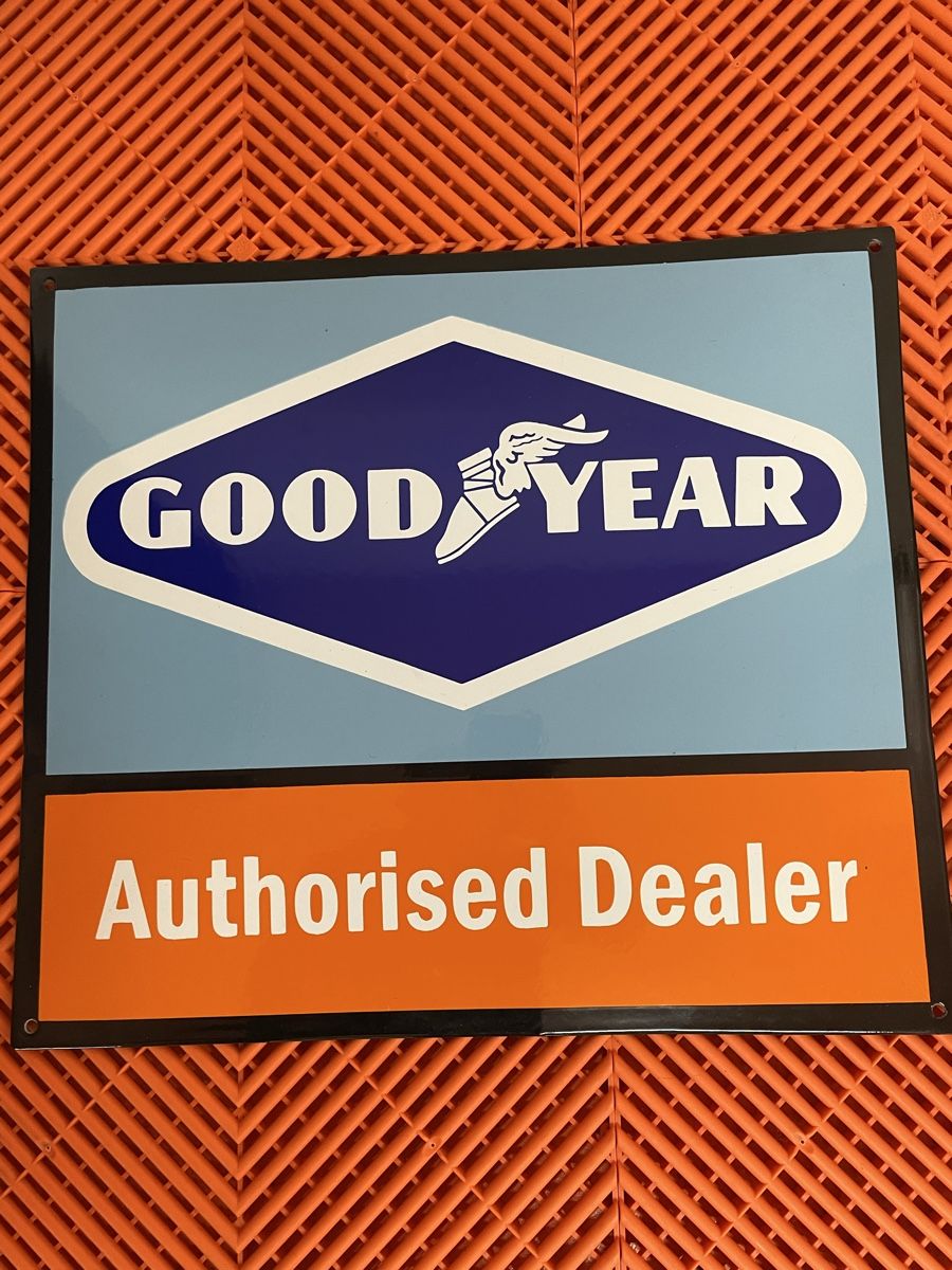 Insegne: Emailleschild Goodyear – Usato da Möhlin venduto da Rotor117