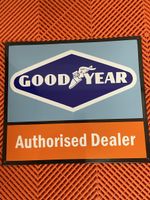 Emailleschild Goodyear