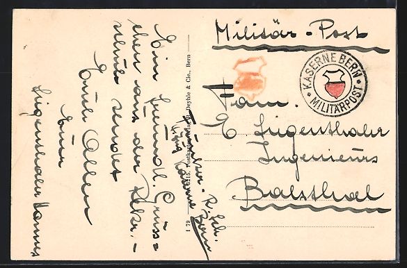 Cartes postales: AK Bern, Weg zur Kaserne – D'occasion à Berlin par bartko-reher 1