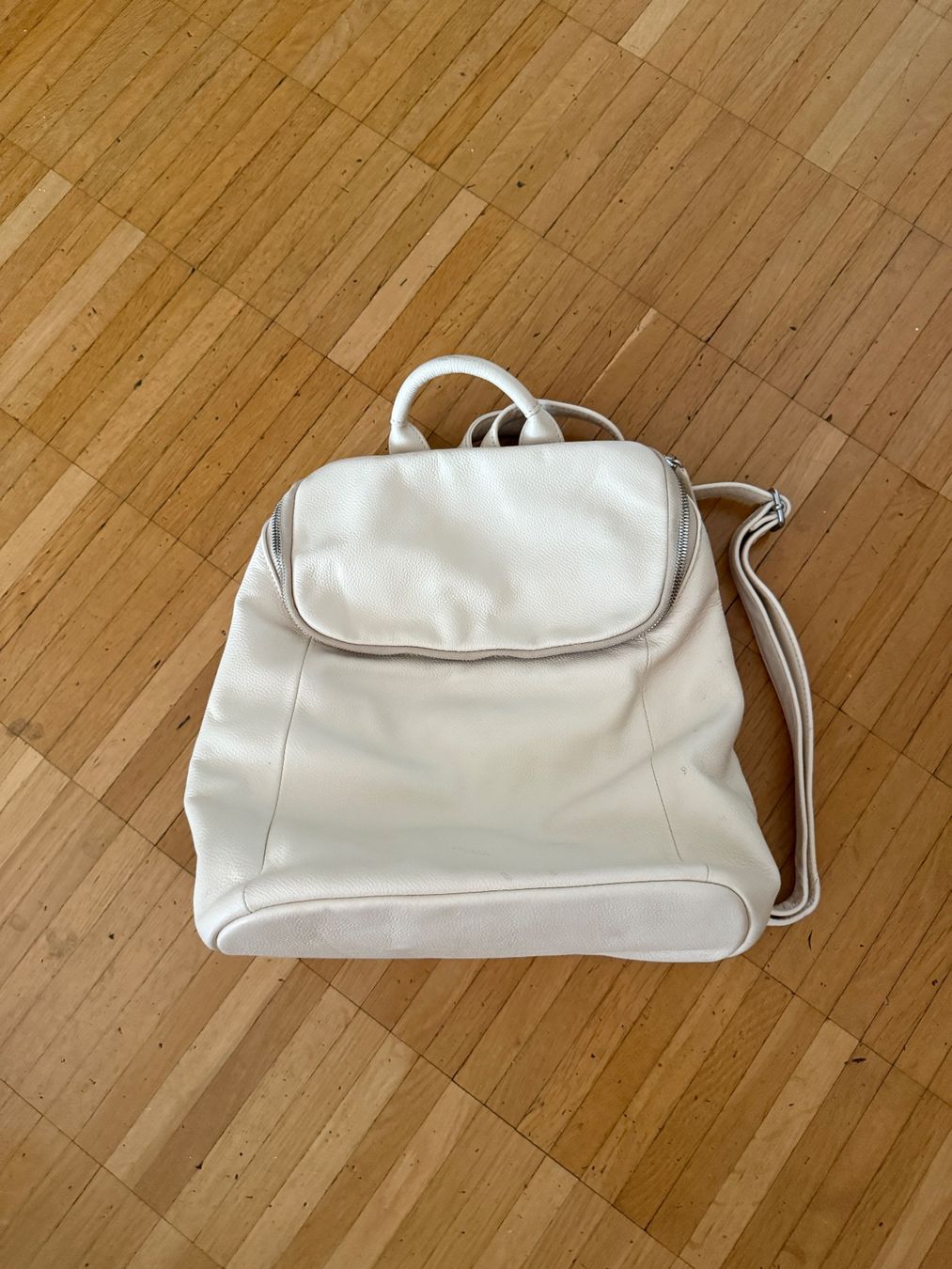 Picard Zaini: Picard Leder Rucksack beige – Usato da Zürich venduto da congenium 3