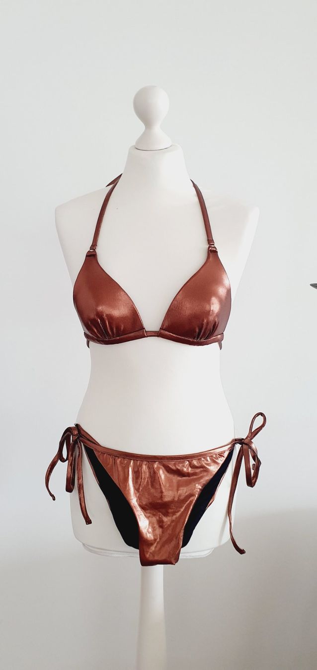 Costumi da bagno & Bikini: Bikini bronze Gr. XS/S Neu Designer ENVILEA – Nuovo e nell'imballaggio originale da Stansstad venduto da InStyle8