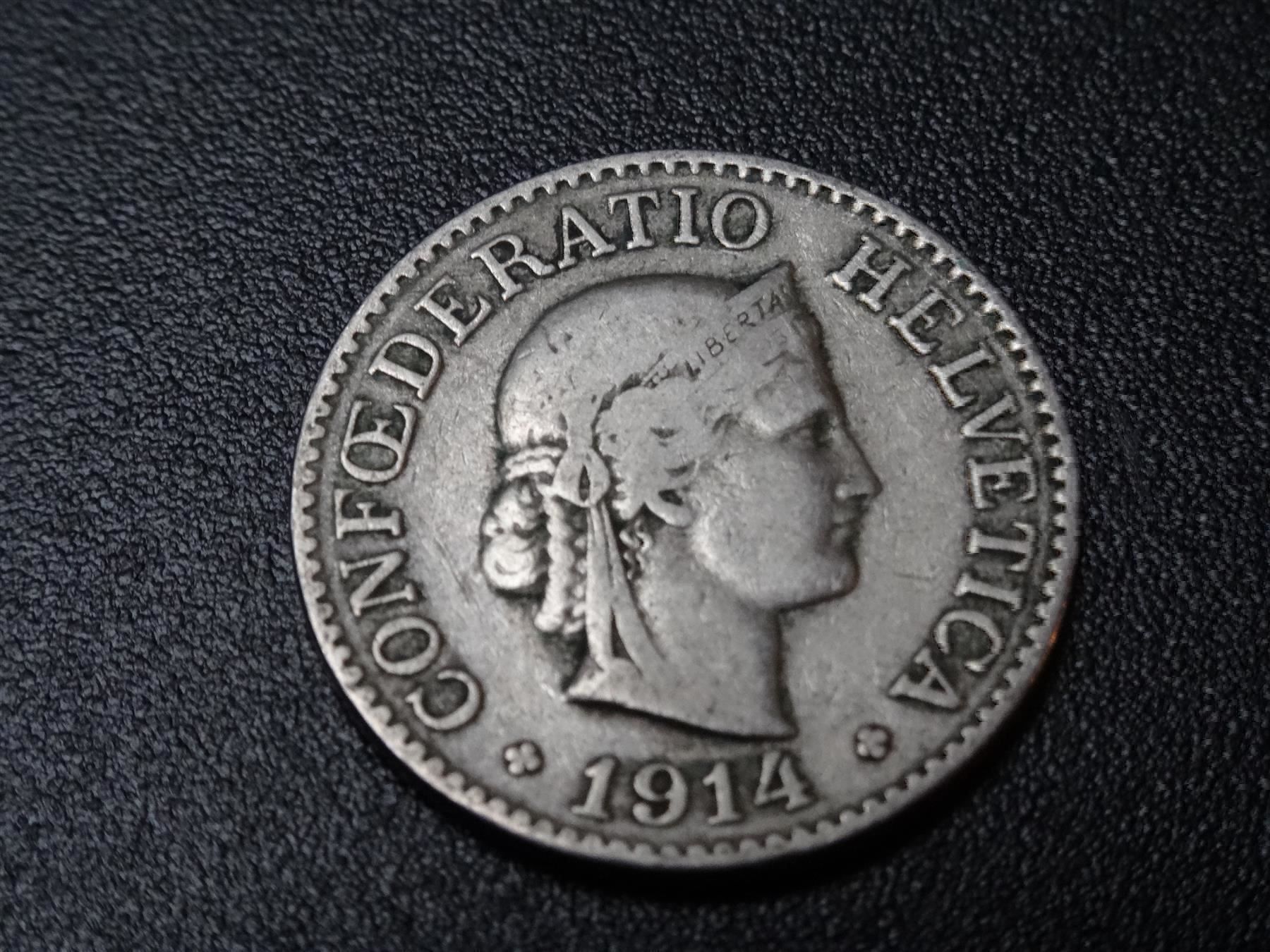 Alle Münzen: Schöner 10 Rp. 1914 ab Fr. 2.-- – Gebraucht aus Lupfig von JUTA09