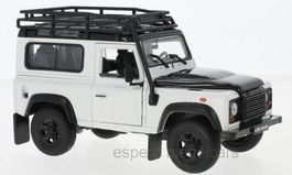 Land Rover Defender 90 1990-2016 weiss / schwarz mit